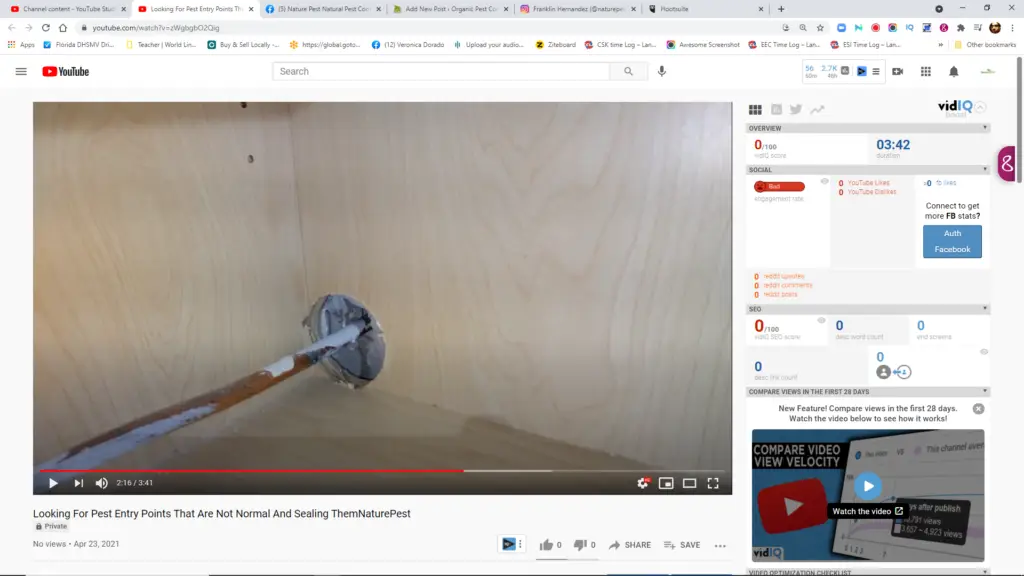 Looking For Pest Entry Points That Are Not Normal And Sealing Them.