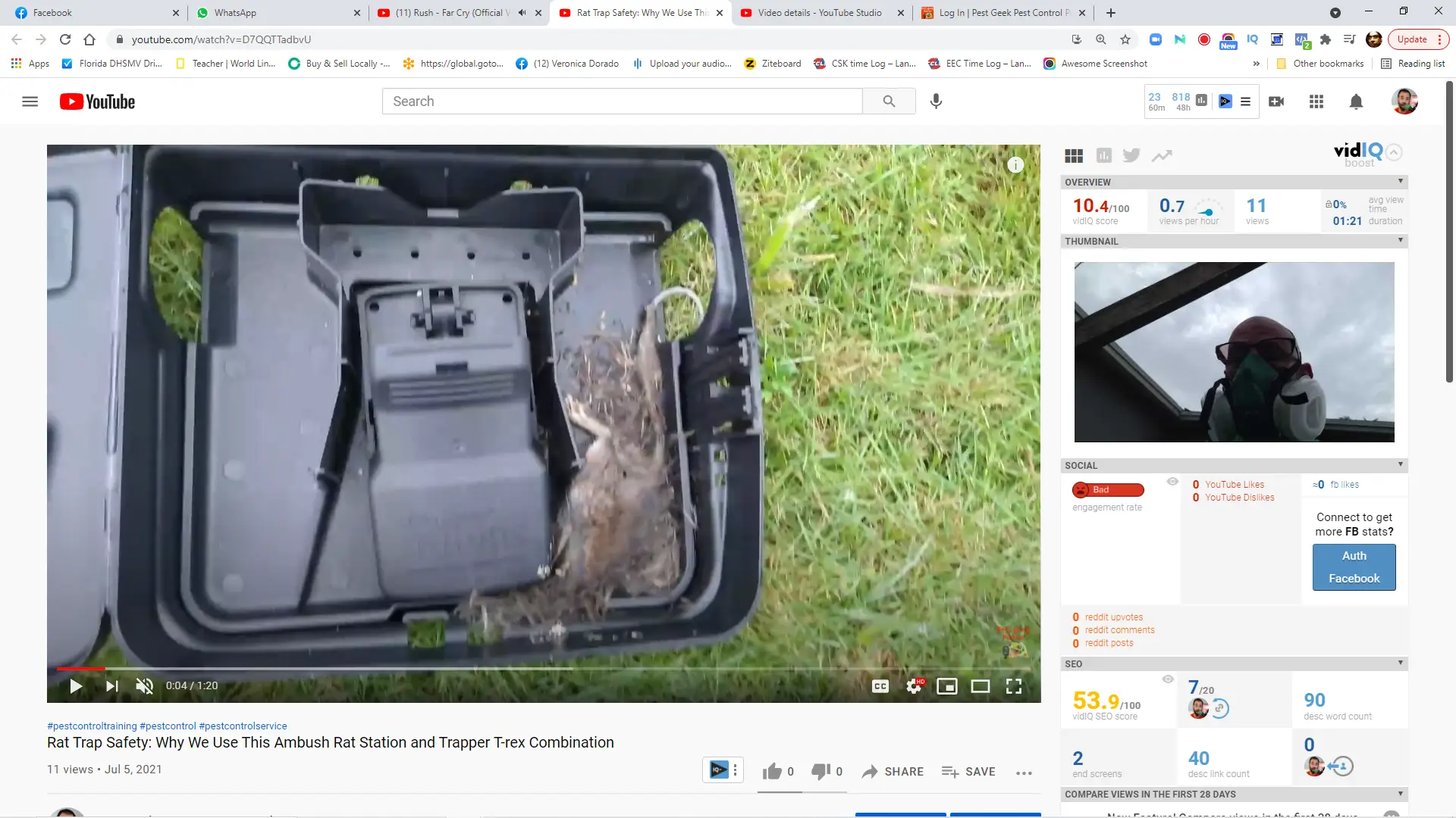 We Use This Rat Trap Combination -Ambush Rat Station and Trapper T-rex- To Ensure Safety at Naturepest