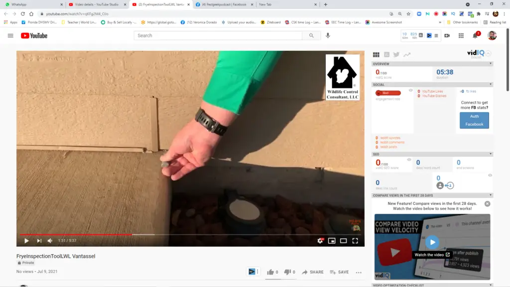 Living The Wildlife with Stephen Vantassel: On This Edition, The Frye (Rat Inspection Tool) Demo .