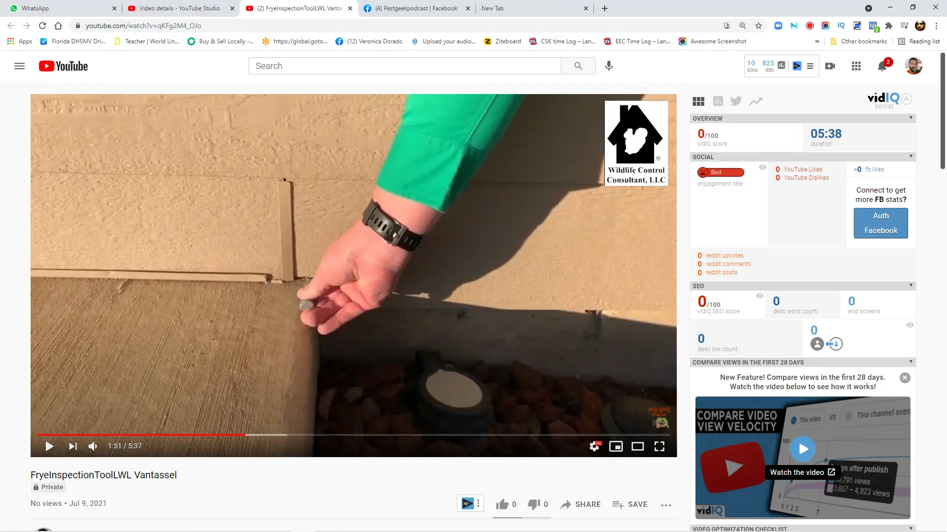 Living The Wildlife with Stephen Vantassel: On This Edition, The Frye (Rat Inspection Tool) Demo .
