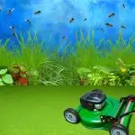 efficient mowing reduces pesticides