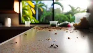 common black ants infestation