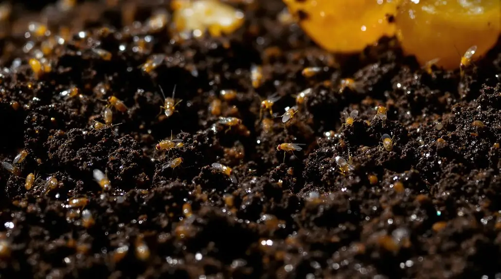 fruit flies and gnats