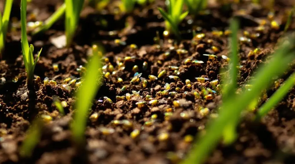 fruit flies in soil