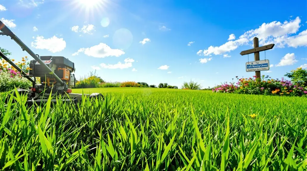 limit grass clipping height