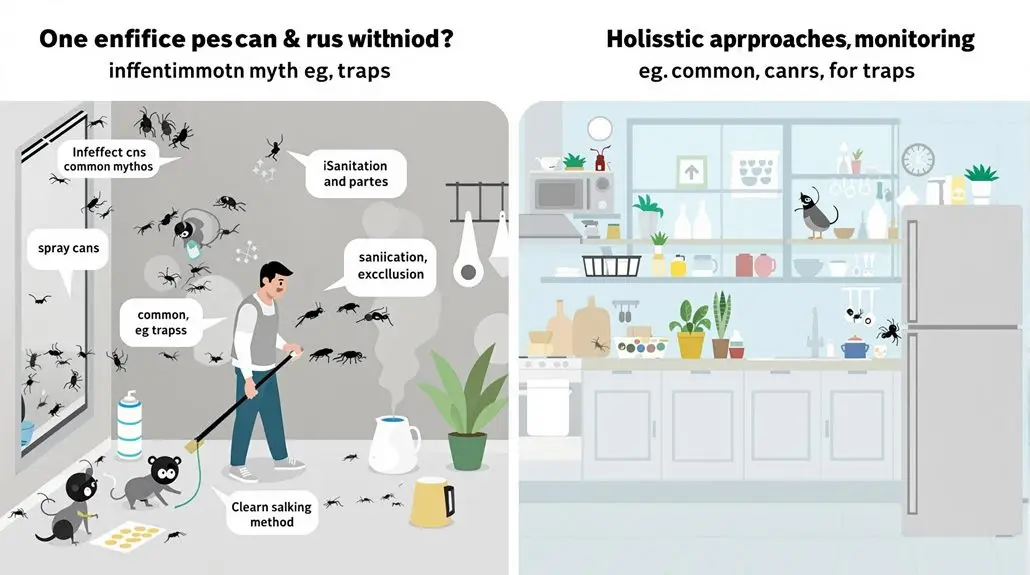misconceptions on cockroach management