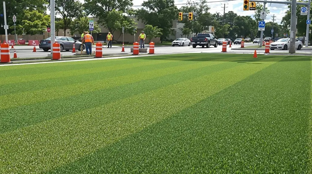 new sod traffic control