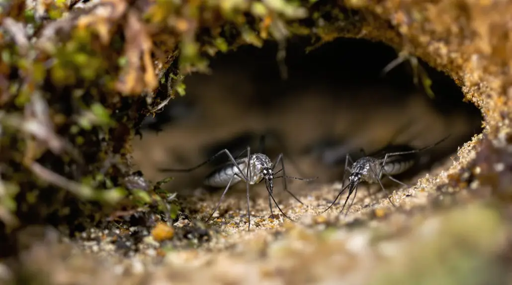 culex erraticus overwinters burrows