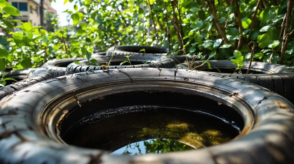 Mosquito Control and Discarded Vehicle Tires How They Lead To Mosquito Problems 2 tire availability and economics