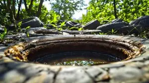 tires and mosquito abundance