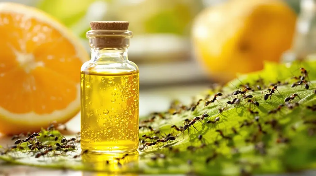 Essential Oils Of Citrus Paradisi Against Fire Antt Workers. 4 essential oils disrupt ant behavior