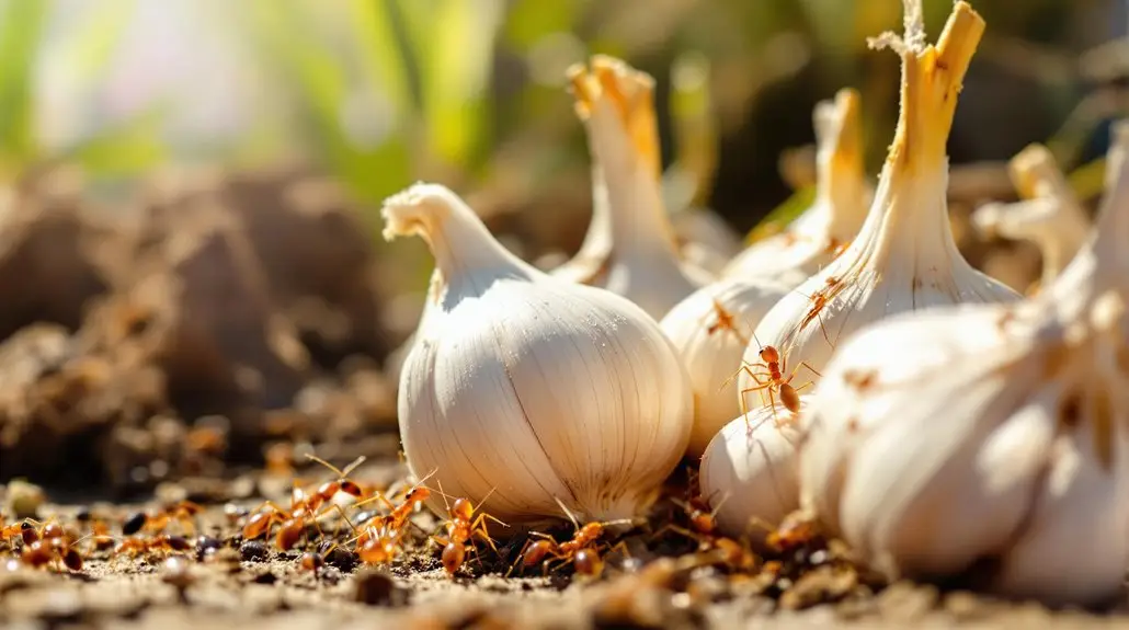 Using Garlic Against Red Imported Fire Ants 7 garlic as insect repellent